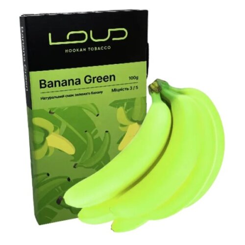 Тютюн Loud Bananagreen (Бананагрін, 100 г)