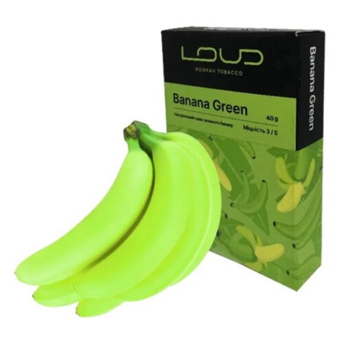 Тютюн Loud Bananagreen (Бананагрін, 40 г)