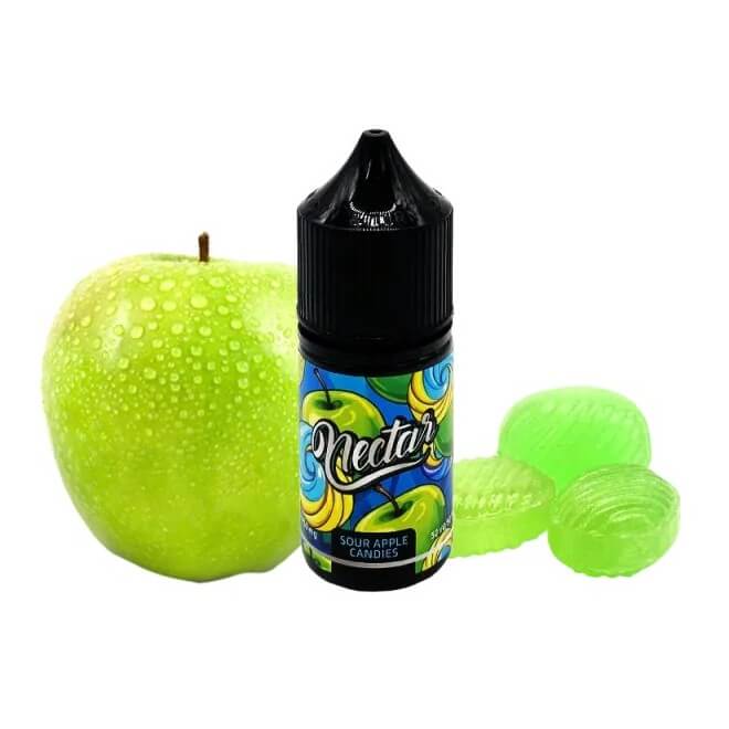 Жидкость Nectar Sour apple candies (Кислые яблочные конфеты, 30 мл)