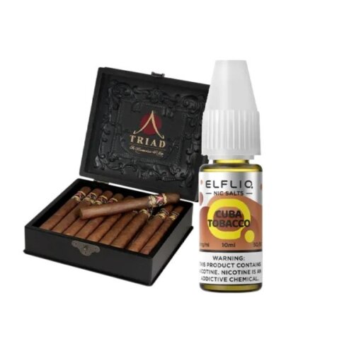 Жидкость ELFLIQ Cuba Tobacco (Кубинский Табак, 10 мл)