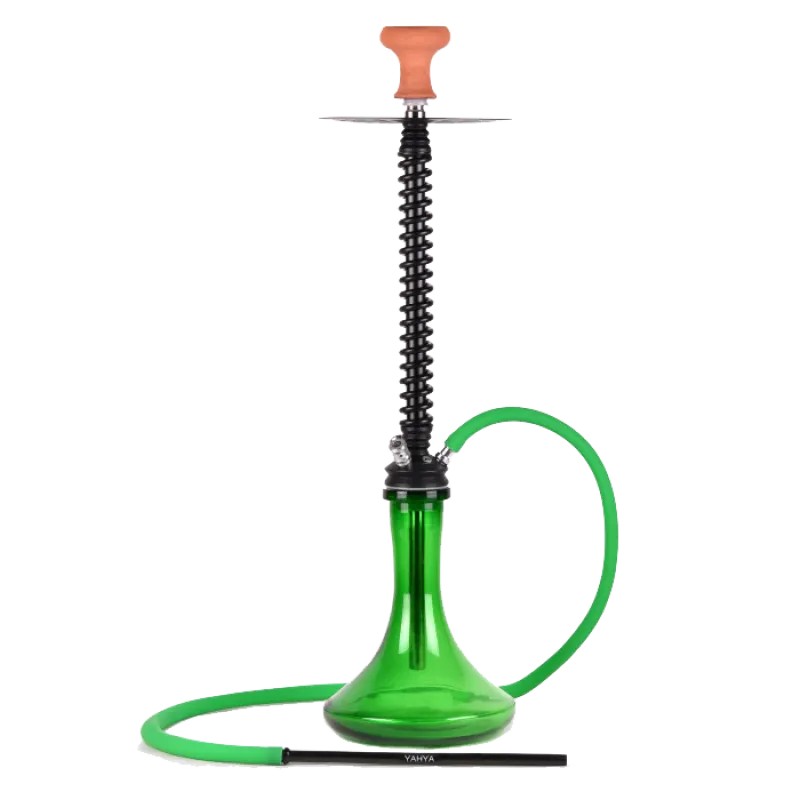 Кальян Yahya Coilover Black Green (черно-зеленый, полный комплект)