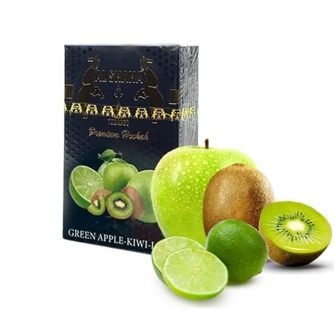 Табак Al Shaha Green Apple-Kiwi-Lime (Яблоко, Киви, Лайм, 50 г)