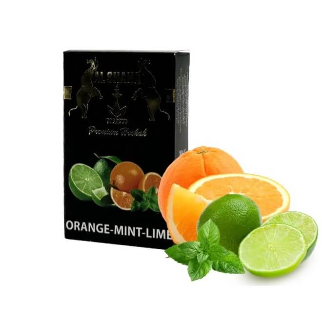 Табак Al Shaha Orange-Mint-Lime (Апельсин, Лайм, Мята, 50 г)