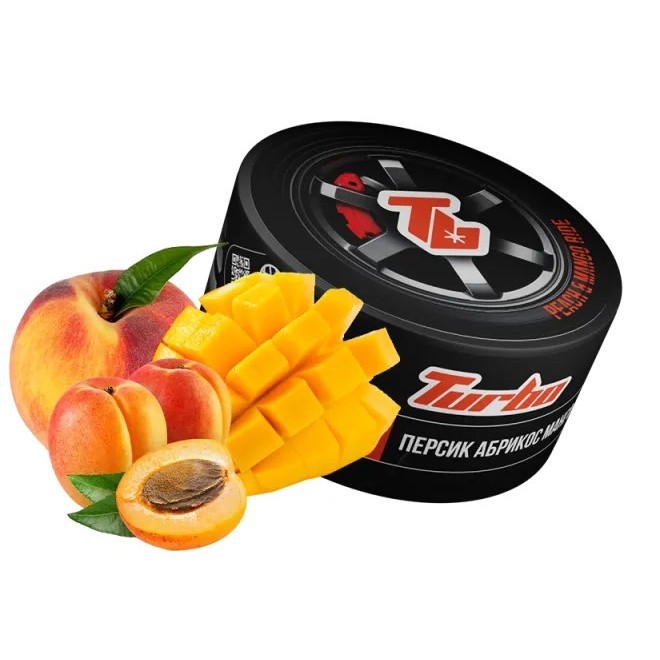 Табак Turbo Peach&Mango Ride (Персик, Абрикос, Манго, 100 г)