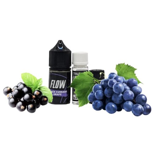 Набор для самозамеса Flow Black Currant Grape (Черная смородина, Виноград, 50 мг, 30 мл)