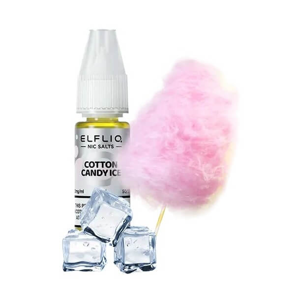 Жидкость ELFLIQ Cotton candy Ice (Сладкая вата, Лед, 10 мл)