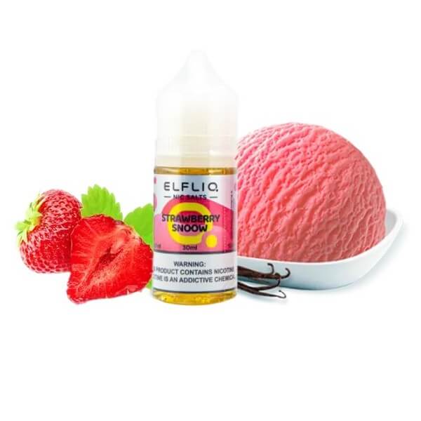 Жидкость ELFLIQ Strawberry snow (Клубничное мороженое, 30 мл)