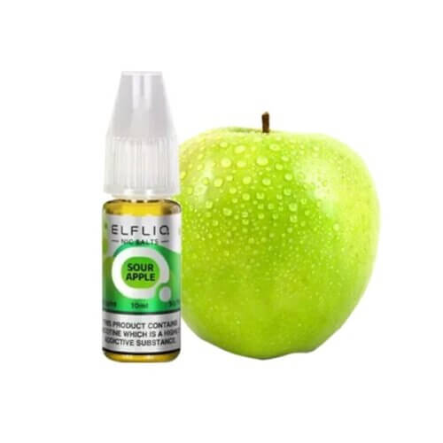 Жидкость ELFLIQ Sour Apple (Кислое яблоко, 10 мл)