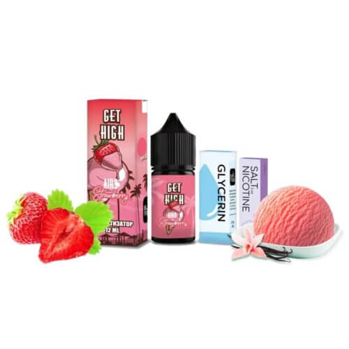 Набор для самозамеса Get High Airy Strawberry (Айри Стравберри, 30 мл)