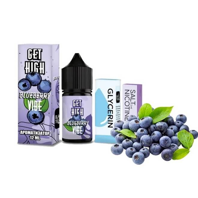 Набор для самозамеса Get High Blueberry Vibe (Блюберри Вайб, 30 мл)