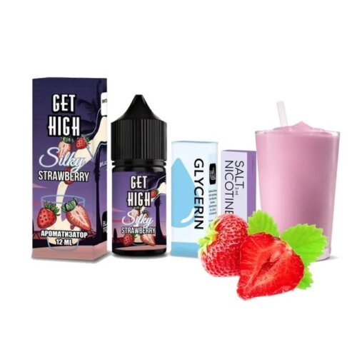 Набор для самозамеса Get High Silky Strawberry (Силки Строберри, 30 мл)