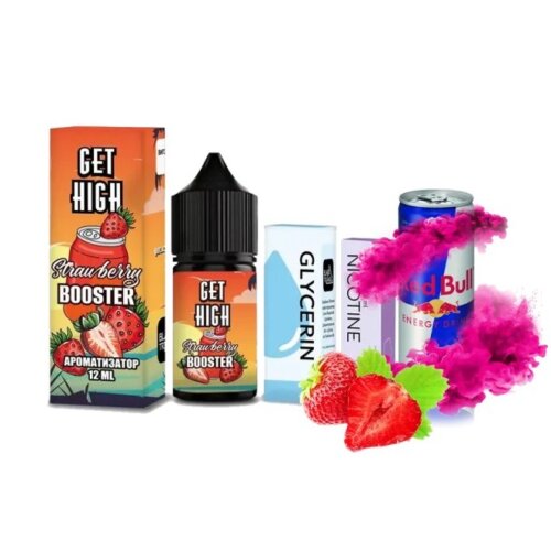 Набор для самозамеса Get High Strawberry Booster (Стравберри Бустер, 30 мл)