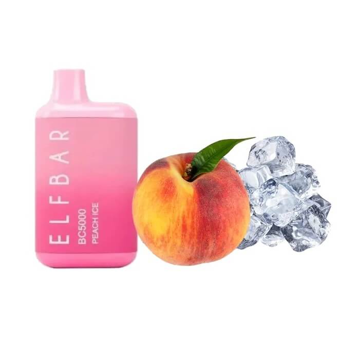 Elf bar BC5000 Peach Ice (Персик, Лед)