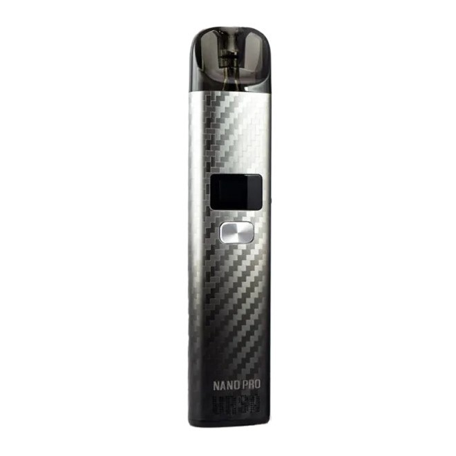 Многоразовая POD-СИСТЕМА Lost Vape Ursa Nano Pro Pod Kit Silver Carbon G (Металлик, с картриджем)