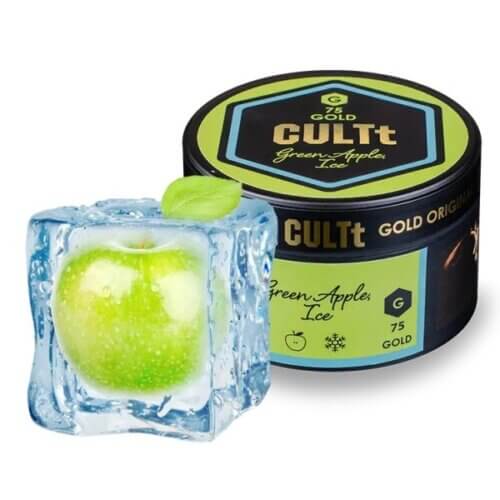 Табак CULTt Light Green Apple Ice G75 (Яблоко, Лед, 100 г)