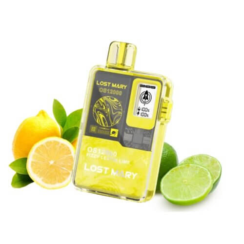 Одноразовый POD Lost Mary OS12000 Fizzy Lemon Lime (Шипучий лимон, Лайм)