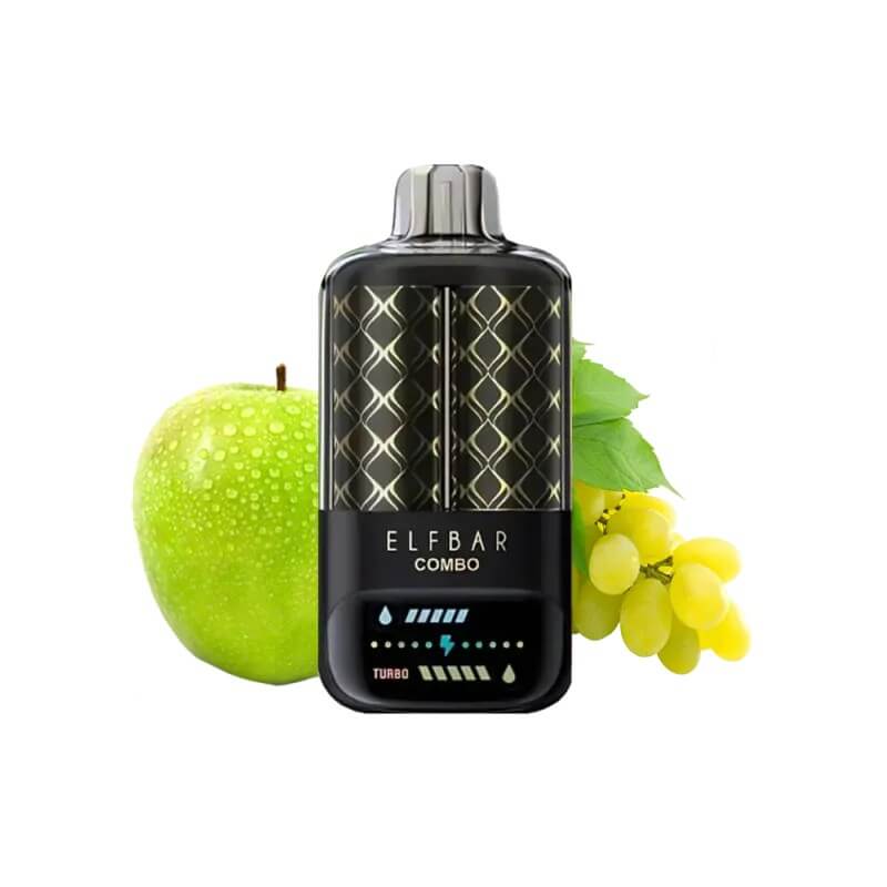 Одноразовый POD Elf Bar 25000 Combo Green Grape & Grape (Зеленый и Темный виноград)