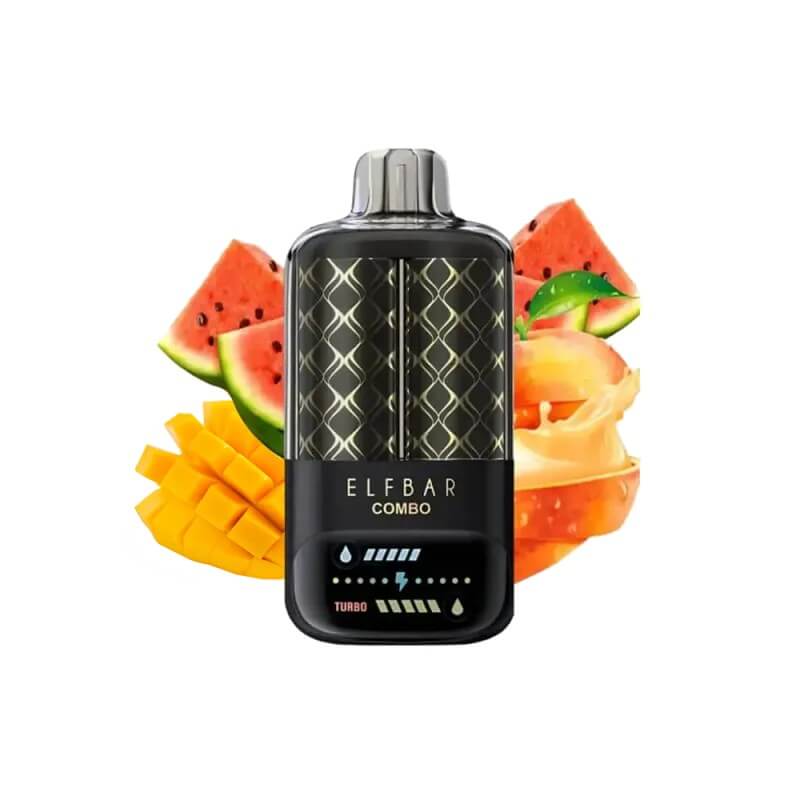 Одноразовый POD Elf Bar 25000 Combo Peach Mango & Watermelon (Персик, Манго, Арбуз)