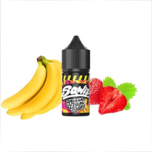 Жидкость Sqwiz Banana Strawberry (Банан, Клубника, 50 мг, 30 мл)