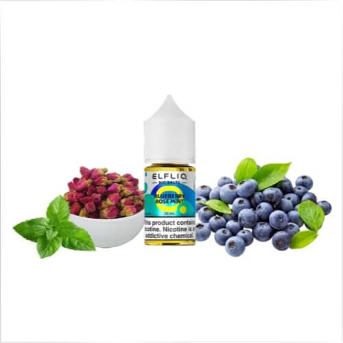 Жидкость ELFLIQ Blueberry Rose Mint (Черника, Роза, Мята, 30 мл)