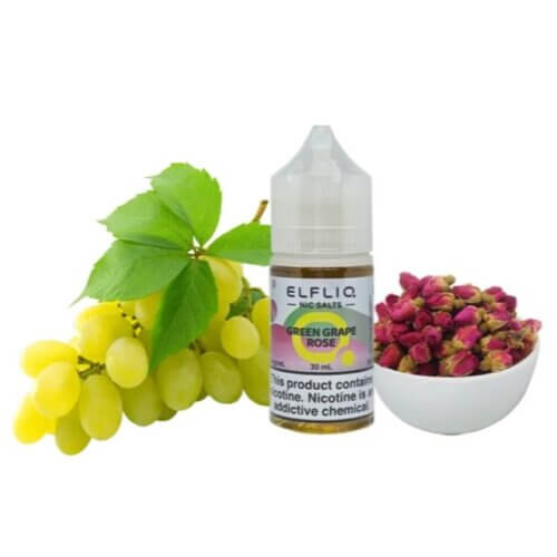 Жидкость ELFLIQ Green Grape Rose (Зеленый Виноград, Роза, 30 мл)