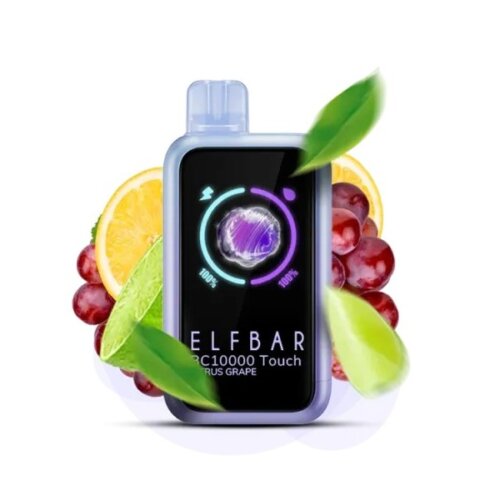 Одноразовый POD Elf Bar BC10000 Touch Citrus Grape (Цитрус, Виноград)