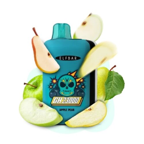 Одноразовый POD Elf Bar GH 23000 Apple Pear (Яблоко, Груша)