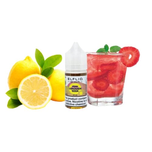 Жидкость ELFLIQ Pink Lemonade Soda (Розовый лимонад, 30 мл)