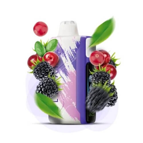 Одноразовый POD Elf Bar Ice King 30000 Blackberry Cranberry (Ежевика, Клюква)