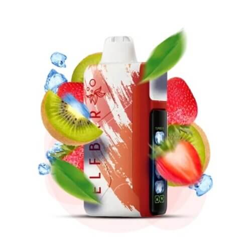 Одноразовый POD Elf Bar Ice King 30000 Strawberry Kiwi Ice (Клубника, Киви, Лед)