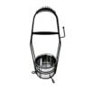 Корзина для угля Garden Black Silver (Черно-серебристая)