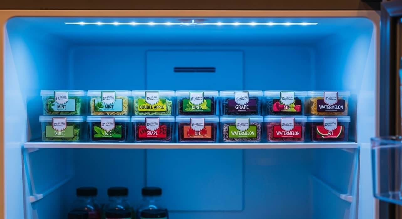 хранить табак для кальяна