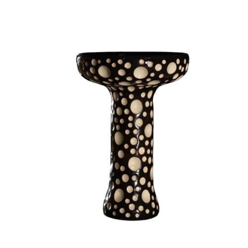 Глиняная чаша Etna Phunnel Dot Black (Черный)