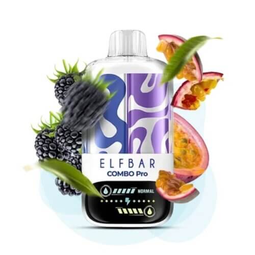 Одноразовый POD Elf Bar Combo Pro 30000 Blackberry & Passionfruit (Ежевика и Маракуйя)