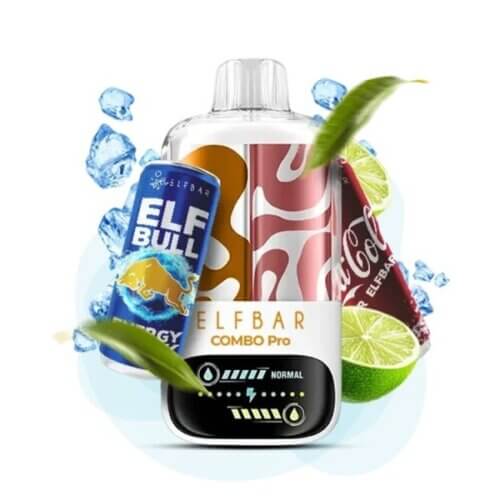 Одноразовый POD Elf Bar Combo Pro 30000 Elf Bull & Lime Cola (Эльф Бул и Лайм Кола)