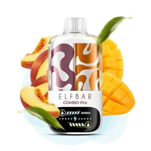 Одноразовый POD Elf Bar Combo Pro 30000 Peach & Triple Mango (Персик и Тройное Манго)