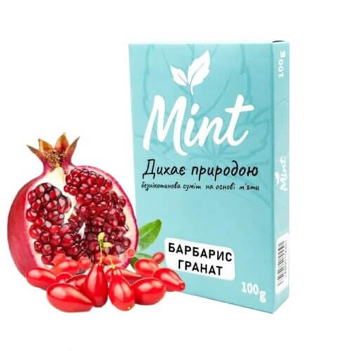 Кальянная смесь Mint Барбарис, Гранат (100 г)