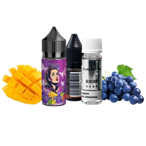Набор для самозамеса Flavorlab Lady Mango grapes (Манго, Виноград, 30 мл)