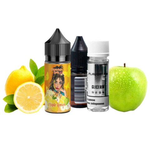 Набор для самозамеса Flavorlab Lady Apple lemon (Яблоко, Лимон, 30 мл)