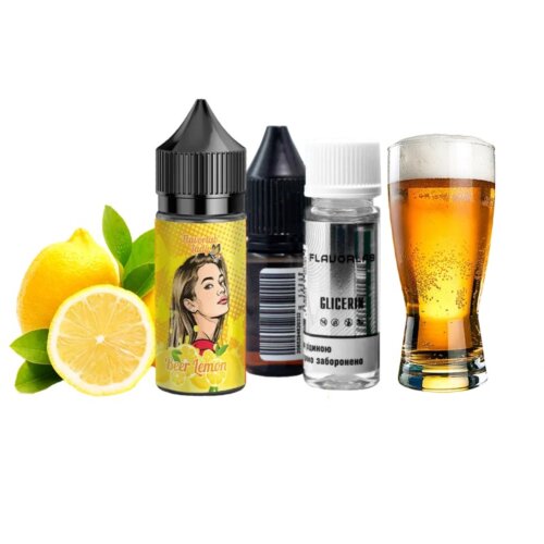 Набор для самозамеса Flavorlab Lady Beer lemon (Пиво, Лимон, 30 мл)