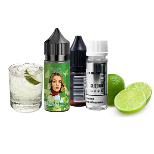 Набор для самозамеса Flavorlab Lady Vodka lime (Водка, Лайм, 30 мл)