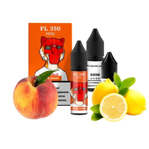 Набор для самозамеса Flavorlab FL350 mini Peach Lemon (Персик, Лимон, 15 мл)