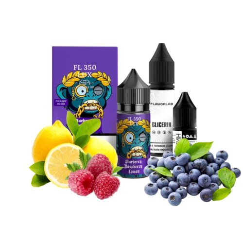 Набор для самозамеса Flavorlab FL350 LUX Blueberry raspberry lemon (Черника, Малина, Лимон, 30 мл)