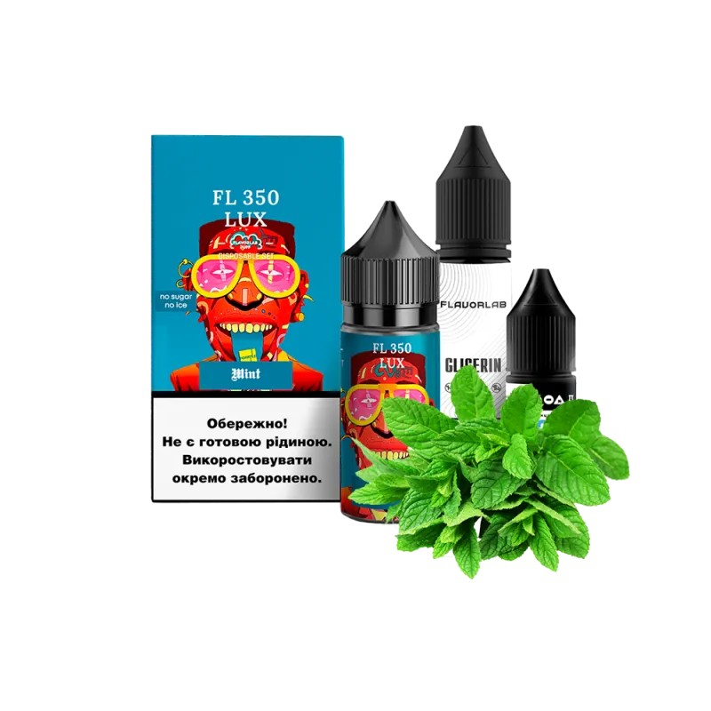 Набор для самозамеса Flavorlab FL350 LUX Mint (Мята, 30 мл) Набор для самозамеса Flavorlab FL350 LUX Mint (Мята, 30 мл)