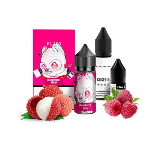 Набор для самозамеса Flavorlab FL350 LUX Raspberry litchi (Малина, Личи, 30 мл)