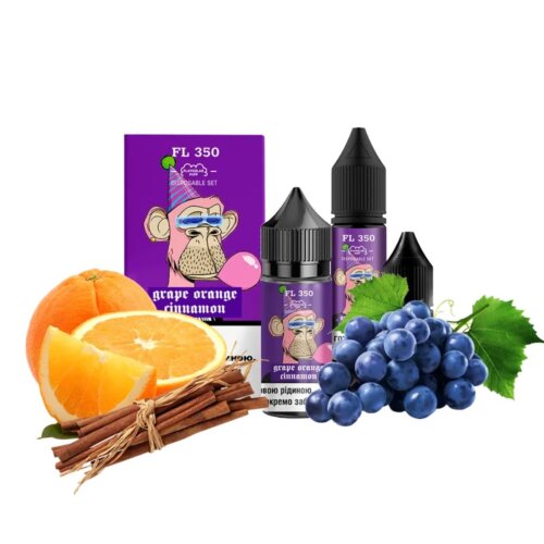 Набор для самозамеса Flavorlab FL350 Grape orange cinnamon (Виноград, Апельсин, Корица, 30 мл)