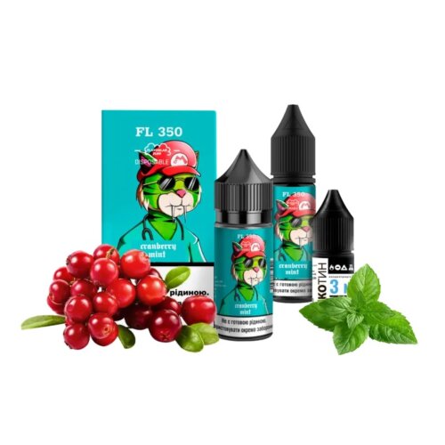 Набор для самозамеса Flavorlab FL350 Cranberry mint (Клюква, Мята, 30 мл)