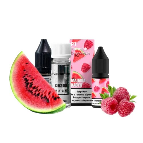 Набор для самозамеса Flavorlab Р1 (Малин, Арбуз, 10 мл)