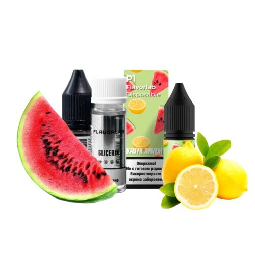 Набор для самозамеса Flavorlab Р1 (Арбуз, Лимон, 10 мл)
