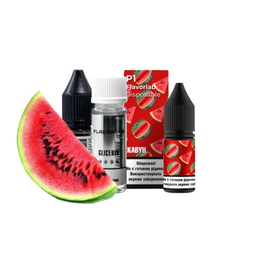 Набор для самозамеса Flavorlab Р1 (Арбуз, 10 мл)